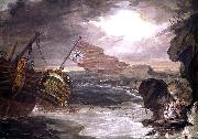 unknow artist Oil painting of the East Indiaman oil painting reproduction